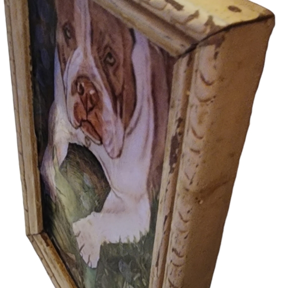 Mini art in antique frame apex 4 by 6 inches - Picture 5 of 5